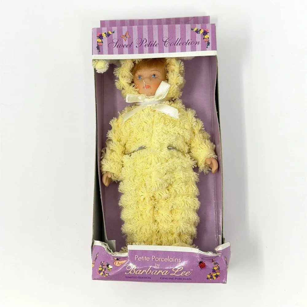 Barbara Lee Sweet Petite Collection Porcelain Dolls Lot 7 Boxed Vintage Ltd Ed